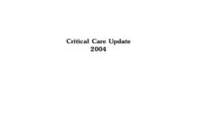 Critical Care Update – 2004 (2005) Vineet Nayyar