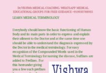 LEARN MEDICAL TERMINOLOGY (2021) Dr. Vishwa
