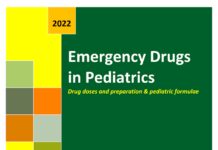 Emergency Drugs in Pediatrics – Drug doses and preparation & pediatric formulae (2022) Dr. Ahmad Mamdouh Abdelaziz