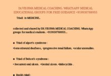 Triad in MEDICINE – A Collection of Medical Triads and Syndromes (2024) DR. VISHWA MEDICAL COACHING