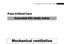 Mechanical Ventilation – Essential ICU Study Notes (2024) Dr. Ali Ragab