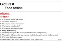 Food Toxins Classification, Mechanisms, and Toxicity – Lecture 8 Natural, Marine, Fungal, and Pollutant Toxins (2012) Unknown