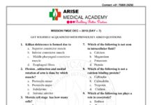 Mission FMGE Question & Answer Series – Get Yourself Acquainted with Previously Asked Questions (2019) ARISE MEDICAL ACADEMY
