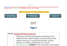 ENT Notes and Keys for PLAB 1 – Review Material and Answer Keys for Licensing Examination Preparation (2024) Not specified