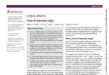 Fever of unknown origin – CLINICAL UPDATES (2025) William F Wright