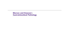 Morson and Dawson’s Gastrointestinal Pathology (2013) Neil A. Shepherd