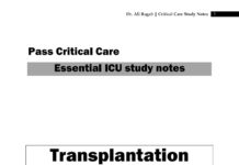 Transplantation – Essential ICU Study Notes Pass Critical Care (2024) Dr. Ali Ragab