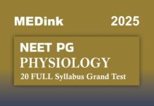 NEET PG Physiology – 2000+ MCQs with Full Explanation (2025) MEDINK