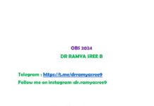 OBS Revision Notes – High-Yield Topics for FMGE and NEET PG Aspirants (2024) DR RAMYA SREE B