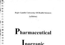 Pharmaceutical Inorganic Chemistry – Concepts and Applications in Drug Development (2020) Dr. A. K. Sharma