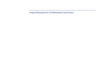 Surgical Management of Inflammatory Eye Disease (2008) Matthias D. Becker